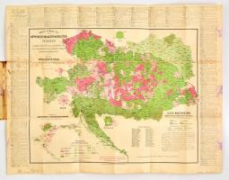 Ausztriai és Magyar orsz. Képviselő- Választó- Kerületek- Térképe a magyar 1884- 1887 és az osztrák ...