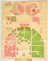 Ausztriai és Magyar orsz. Képviselő- Választó- Kerületek- Térképe a magyar 1884- 1887 és az osztrák ...