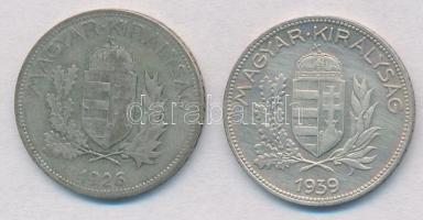 1926. 1P Ag + 1939. 1P Ag T:2-,2