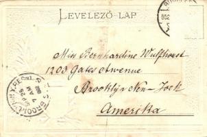 Budapest I. Királyi lak és várbazár. Címeres dombornyomott litho / Coat of arms, Emb. litho (Rb)