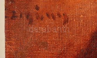 Czigány Dezső (1883-1938): Női portré. Olaj, vászon, jelzett, restaurált, 39×31 cm Hátoldalán kézzel...