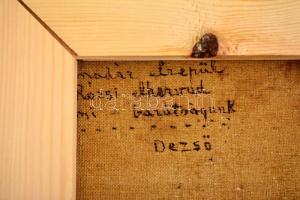 Czigány Dezső (1883-1938): Női portré. Olaj, vászon, jelzett, restaurált, 39×31 cm Hátoldalán kézzel...