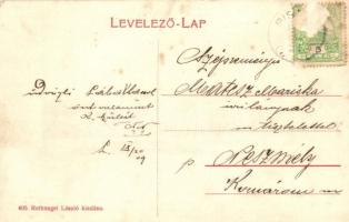 Lábatlan, Roon-féle cementgyár ógyári részlete ipari vasúttal. Rothnagel László kiadása  (Rb)