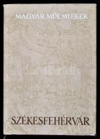 Fitz Jenő: Székesfehérvár. Magyar Műemlékek sorozat. Bp., 1957, Képzőművészeti Alap. Fekete-fehér fotókkal, kihajtható térképpel illusztrált. Kiadói félvászon-kötésben, kiadói kissé szakadt papír védőborítóban.