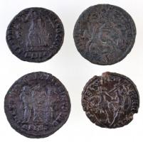 4db-os vegyes római rézpénz tétel a Kr. u. IV. századból T:2-,3
4pcs of Roman copper coins from the...
