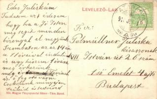 Tatabánya, Élelemtár, belső "Tilos a dohányzás" táblákkal