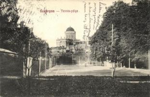 Esztergom, Tenisz (Tennis) pálya. Kaufmann Ferenc kiadása