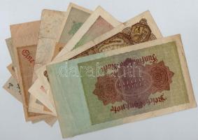 Németország / Weimari Köztársaság 1920-1923. 10db klf bankjegy T:II,III
Germany / Weimar Republic 1...