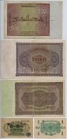 Német Birodalom / Weimari Köztársaság 1914-1923. 8db klf bankjegy T:II,III
German Empire / Weimar R...