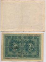 Német Birodalom / Weimari Köztársaság 1914. 2M + 20M + 50M + 1917. 5M + 1923. 1.000.000M T:III,III-
...