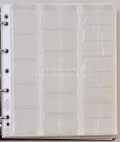 Leuchtturm NUMIS album, érmék számára, benne 10db berakólap. Használt állapotban