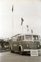 1949 IKARUS autóbuszok kiállítása a BNV-n, 7 db szabadon felhasználható vintage negatív Kotnyek Anta...