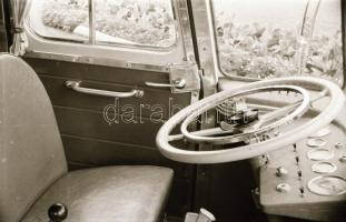 1949 IKARUS autóbuszok kiállítása a BNV-n, 7 db szabadon felhasználható vintage negatív Kotnyek Anta...