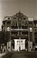 1949 BSZKRt Récsey Ernő garázsának bejárata, 6 db szabadon felhasználható vintage negatív Kotnyek An...