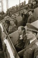 1948 Budapest, katonai sportünnepség, 37 db szabadon felhasználható vintage negatív Kotnyek Antal (1...