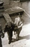 cca 1948 Vízből mentés képriportja, 43 db szabadon felhasználható vintage negatív Kotnyek Antal (192...