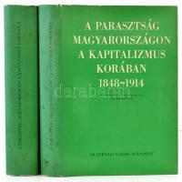 A parasztság Magyarországon a kapitalizmus korában I-II. kötet. Szerk.: Szabó István. Bp., 1972, Akadémiai Kiadó. Második kiadás. Kiadói egészvászon-kötés, kiadói papír védőborítóban.