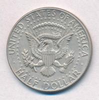 Amerikai Egyesült Államok 1964D 1/2$ Ag "Kennedy" T:2 USA 1964D 1/2 Dollar Ag "Kenned...