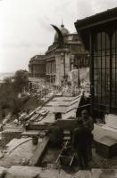 1986 Budapest, a sikló építése, 38 db szabadon felhasználható vintage negatív, 24x36 mm