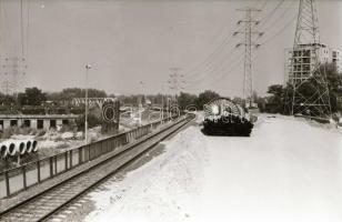 1988 Budapest, Újpest állomás és környéke, 25 db szabadon felhasználható vintage negatív, 24x36 mm