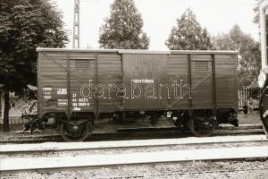 cca 1990 Kis mozdony, 7 db szabadon felhasználható vintage negatív, 24x36 mm