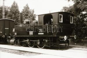 cca 1990 Kis mozdony, 7 db szabadon felhasználható vintage negatív, 24x36 mm