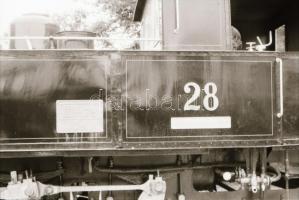 cca 1990 Kis mozdony, 7 db szabadon felhasználható vintage negatív, 24x36 mm