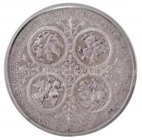 Bognár György (1944-) 1996. "Honfoglalás Millecentenárium" nagyalakú vastag Ag emlékérem, ...