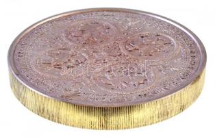 Bognár György (1944-) 1996. "Honfoglalás Millecentenárium" nagyalakú vastag Ag emlékérem, ...