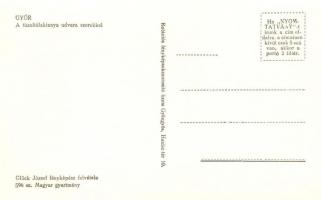 Győr, A tűzoltó laktanya udvara szerekkel, tűzoltóautók. Glück József fényképész felvétele