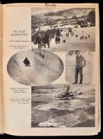 1924 Az Érdekes Újság XII. évfolyam 1-51. szám. Festett, illusztrált egészvászon-kötésben,kopott bor...