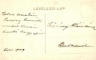 Kassa, Kosice; a jövőben montázslap Holzer Simon üzletével / in the future montage postcard (EK)