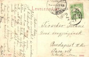 Petrozsény, Petrosani; pályaudvar, vasútállomás. W.L. Bp. 1693. / Bahnhof / restaurant