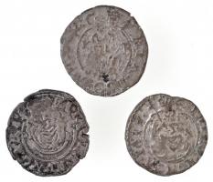 1602K-B Denár Ag "Rudolf" (0,44g) + 1619K-B Denár Ag "II. Mátyás" (0,57g) + 1626...