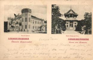 1899 Komárom, Komárno; Tiszti kaszinó és Eszterházy pavilon / casino and pavilion