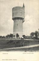 Komárom, Komárno; Víztorony és tenisz (tennis) pálya. Spitzer Sándor kiadása / water tower and tennis court