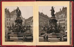 Album von Leipzig, díszes leporellófüzet