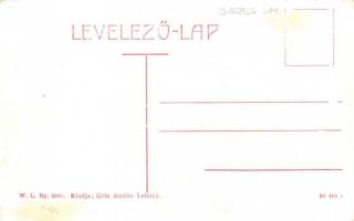 Leibic, Lubica; Katolikus templom és tűzoltó torony. W.L. Bp. 2881. Kiadja Götz Amália / church and ...