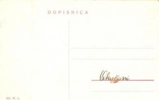 Okucani, vasútállomás W.L. 925. / Bahnhof / Kolodvor / railway station