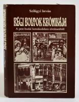 Szilágyi István: Régi boltok krónikája. A pest-budai kereskedelem történetéből. Bp., 1986, Közgazdasági és Jogi Könyvkiadó. Kiadói egészvászon-kötésben, kiadói papír védőborítóval.