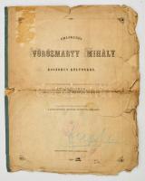 1866 [Mészáros Armand (1840-?)]: Emlékezés Vörösmarty Mihály koszorus költőnkre. Midőn a dicsőnek tiszteletére székes-fejérvárt fölállított emlékszobor 1866-ik évi május 6.-án ünnepélyesen lelepleztetett. A nagy költő iránti hálás kegyelet jeléül a zircz-czisterczi rendűek fejérvári székháza. Székesfehérvár, Számmer Pál, 8 p. Rossz, szakadozott állapotban, intézményi bélyegzőkkel.