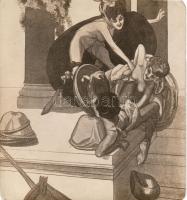 3 db erotikus és pornográf kép / 3 Stk erotische und pornograph Bilder