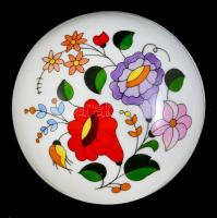 Kalocsai bonbonier, matricás, jelzett, hibátlan, d:9 cm