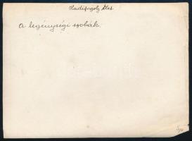 cca 1915 Pjescsanka hadifogolytábor, csoportkép a legénységi szobában, fotó, hátulján feliratozva, 1...