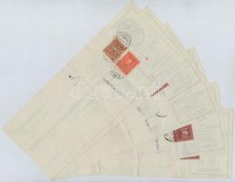 cca 1933 6 db HAFA váltó okmánybélyegekkel