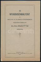 cca 1913-1935 2 db tatabányai nyomtatvány: Tatabánya bánya- és iparüzemeinek, valamint jóléti intézm...