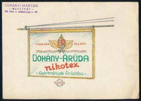 Korányi Márton (1879-1967): 6 db reklámgrafika terv (Stühmer, Danuvia MOM, Dohány-Árúda, Szitmaltin,...