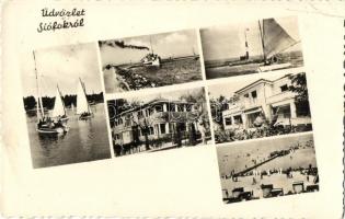 Siófok - 9 db modern városképes lap