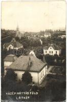 1925 Budapest XVI. Mátyásföld, Közép-Mátyásföld látképe, villa, templom. photo (EK)