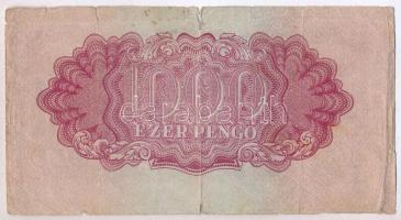 1944. 1000P "A Vöröshadsereg Parancsnoksága" T:III-,IV